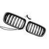 Black Front Bumper Kidney Grill Grille Fit  X3 F25 2011-2014 Dual Line