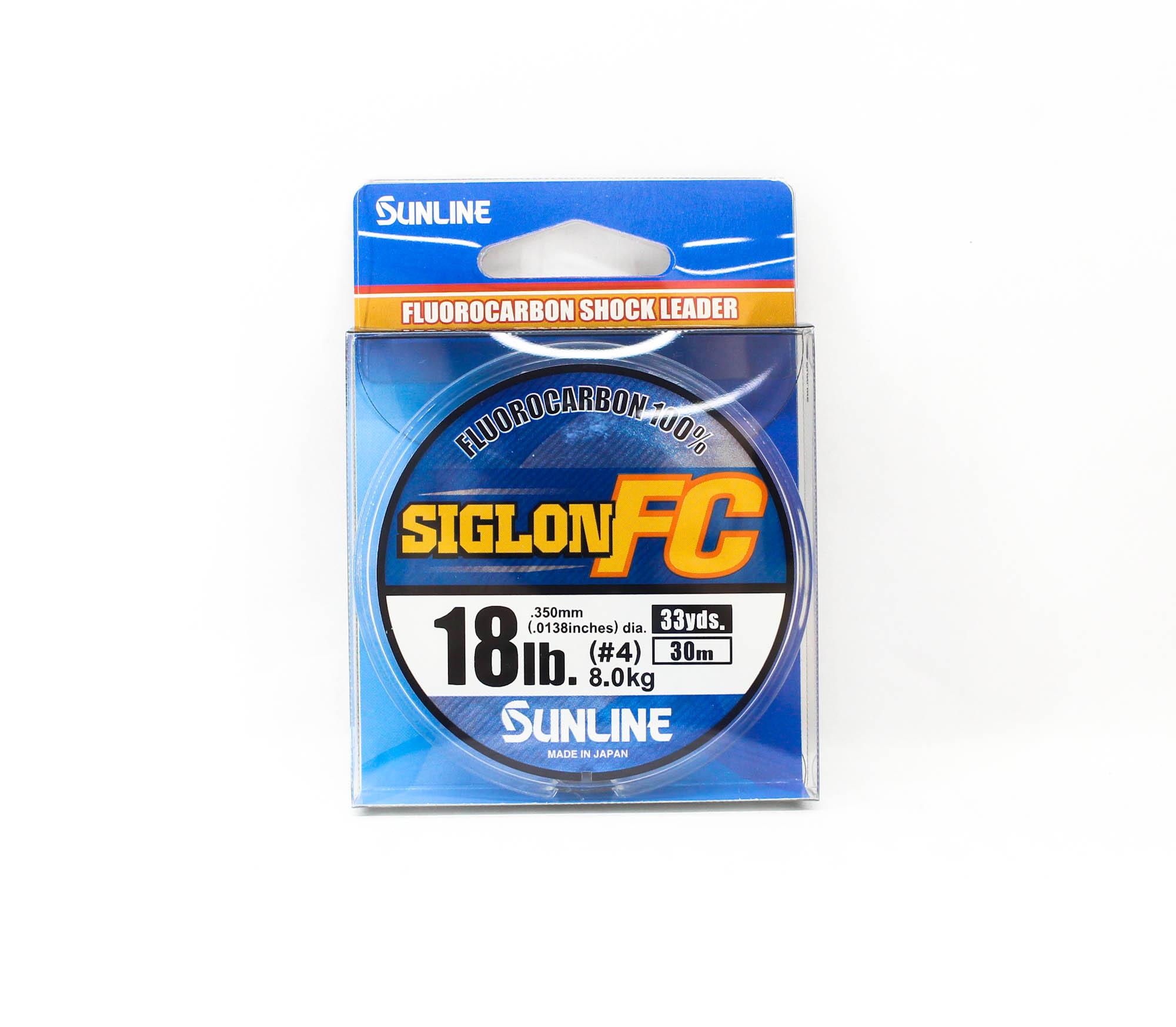 

Sunline Флюорокарбоновый Лидер Siglon FC 100% 30м 18lb Диаметр 0.35мм (8227) чистый