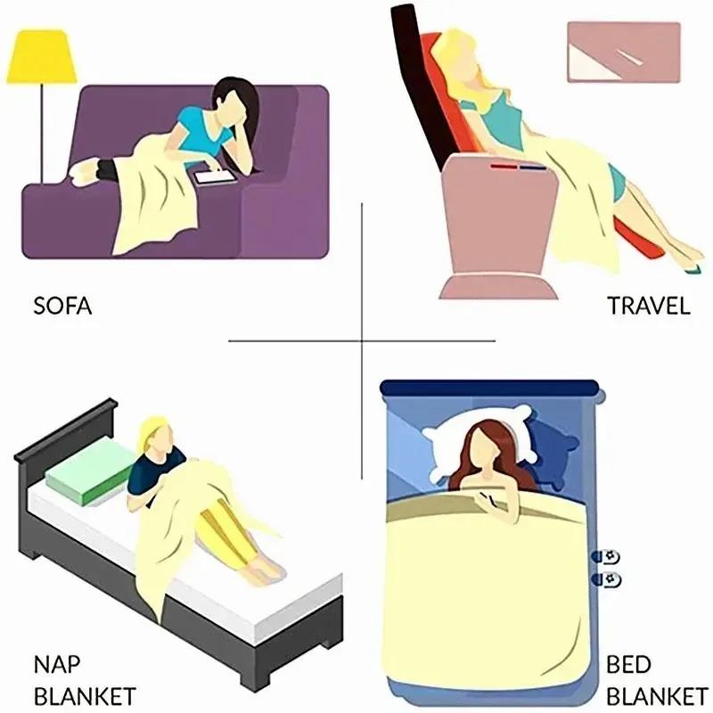 Coole K-Pop Teufelsjäger Saja Boy Flanelldecke Geeignet für Heimbetten und Schulbetten Wohnheim-Essential Heimdekoration