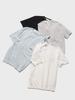 ZIOZIA Men'S Slub Short Sleeve Sweater_Abg2Er1101Wt