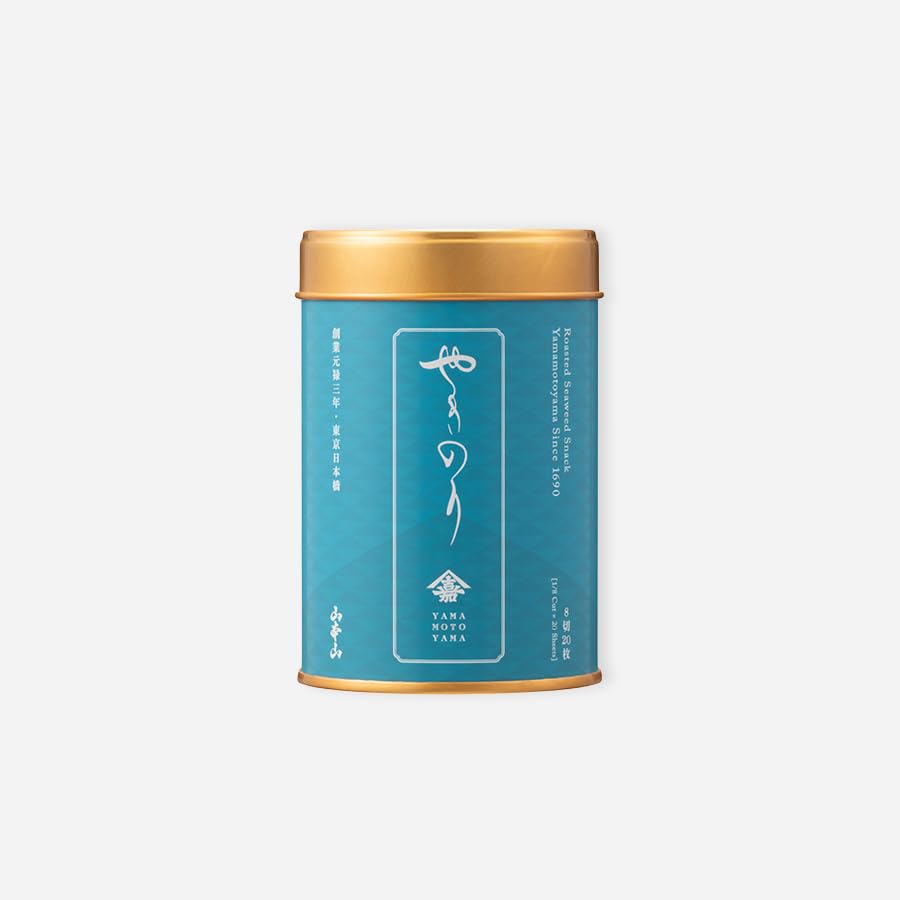 Yamamotoyama Variety Nori Seaweed Assortment Seasoned with and Aojiso Perfect for Return and A shop in (6 cans) (Roasted Nori, Ume, Yuzu, Wasabi,