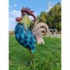 Cross Over for European Iron Art Creative Home Rooster Decoration Outdoor Garden Rooster Decoration Metal Home Accessories