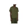 Polo Ralph Lauren Logo Single-Breasted Loose Short Sleeve Shirt Men Shirts Olive-Green 710966421-002
