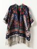 Winter Women Scarf Layers Poncho Elegant Lady Men Boho Floral Print Tassel Wraps Shawl Scarve Capa Para Mujer Pashmina Cloak New