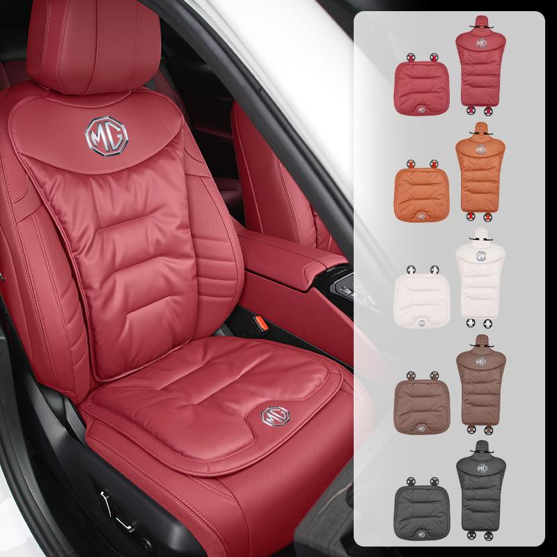 Car Seat Velvet Cushion Leather Backrest Seat Cover Accessories For Morris Garages MG 3 5 6 7 HS ZS GS Hector TF GT ZR RX5 RX8