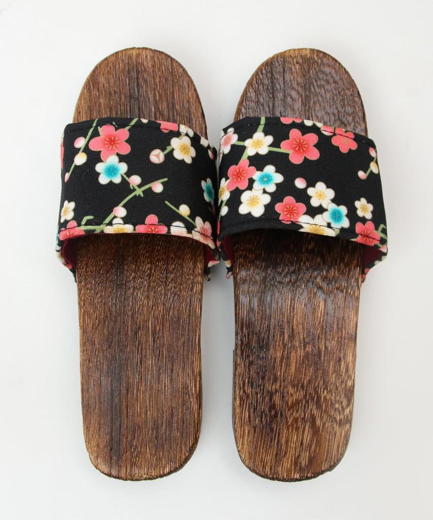 Japonské opálené [KYOETSU] [Kyoetsu] sandály, Geta, Vzor, Paulovnie, Dámské (17, měření_24_bodů_5_centimetrů)