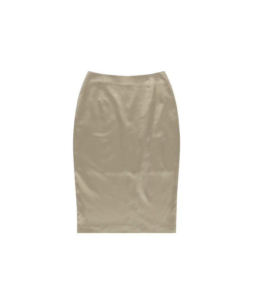 Banwonateullie P3207 Satin-Midirock