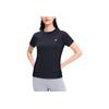 Asics Moisture Wicking Quick Dry Reflective Running Short Sleeve T-Shirt Women Tops Black 2012D247-001