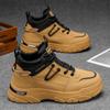Autumn Men's Shoes New High-top Martin Boots Men's Trend Versatile Construction Site Work Tooling Shoes Non-slip Casual Short Boots