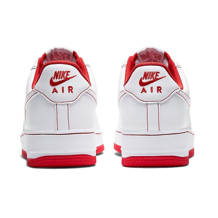 Nike Air Force 1 '07 'Contrast Stitch - White University Red' Men's CV1724-100