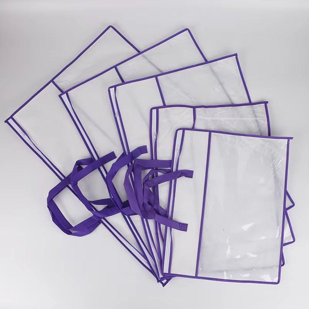 Transparent Pillow Storage Bag Non-woven Tote Bag  for Storing Pillows and Blankets