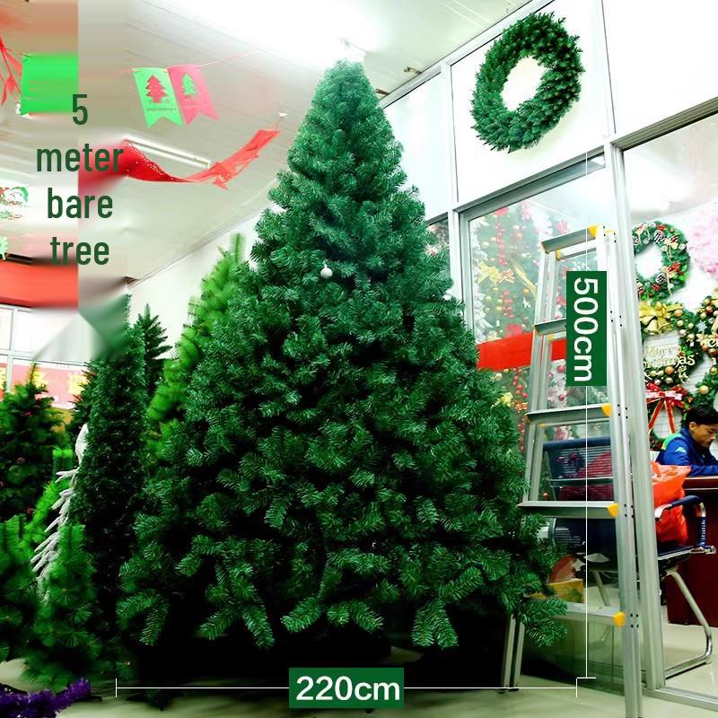 1.5/3M Green Christmas Tree Set for Home Decor - Large & Small