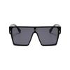 Classy Luxury Men Sunglasses Fashion Glamour Brand Glasses for Women Square Frame Golden Designer Shades