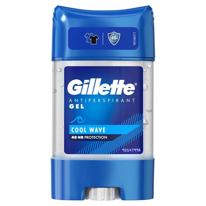 Gillette Anti-transpirant et Déodorant Gel Cool Wave - 70 ml
