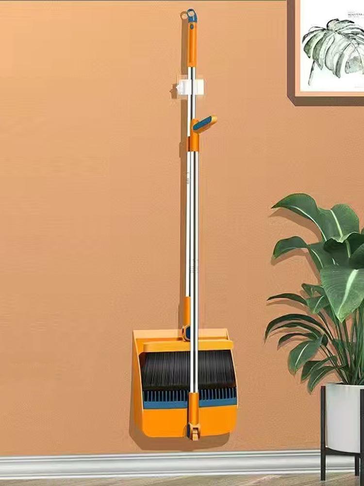 Folding Dustpan Broom Set Household Broom Wiper Hair Sweeper Does Not Stick To Hair Broom Garbage Shovel Dropshipping