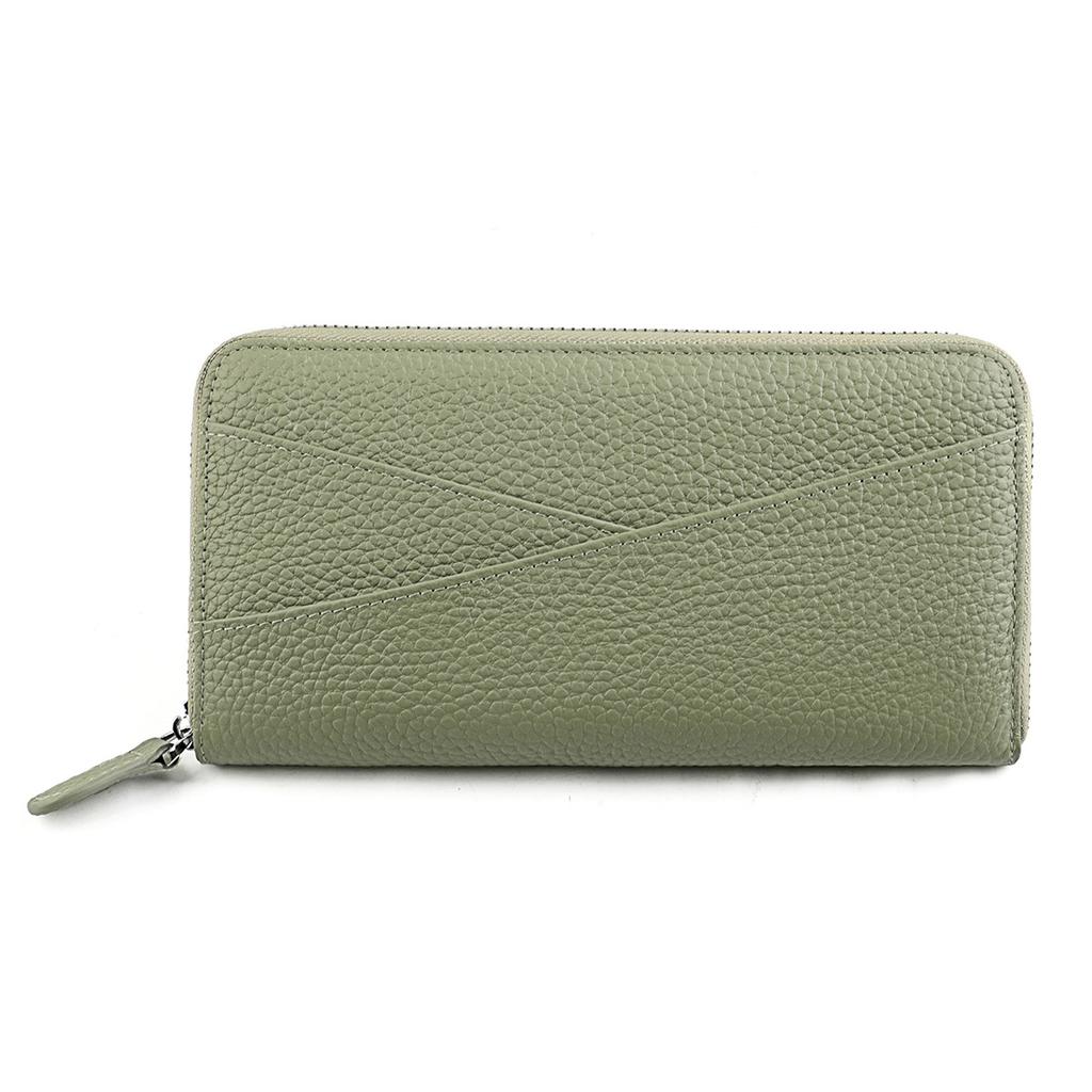 Womens Wallet RFID Leather Zip Around Wallet Large Capacity Minimalist Wallets Clutch Travel Credit Card Long Purse for Women