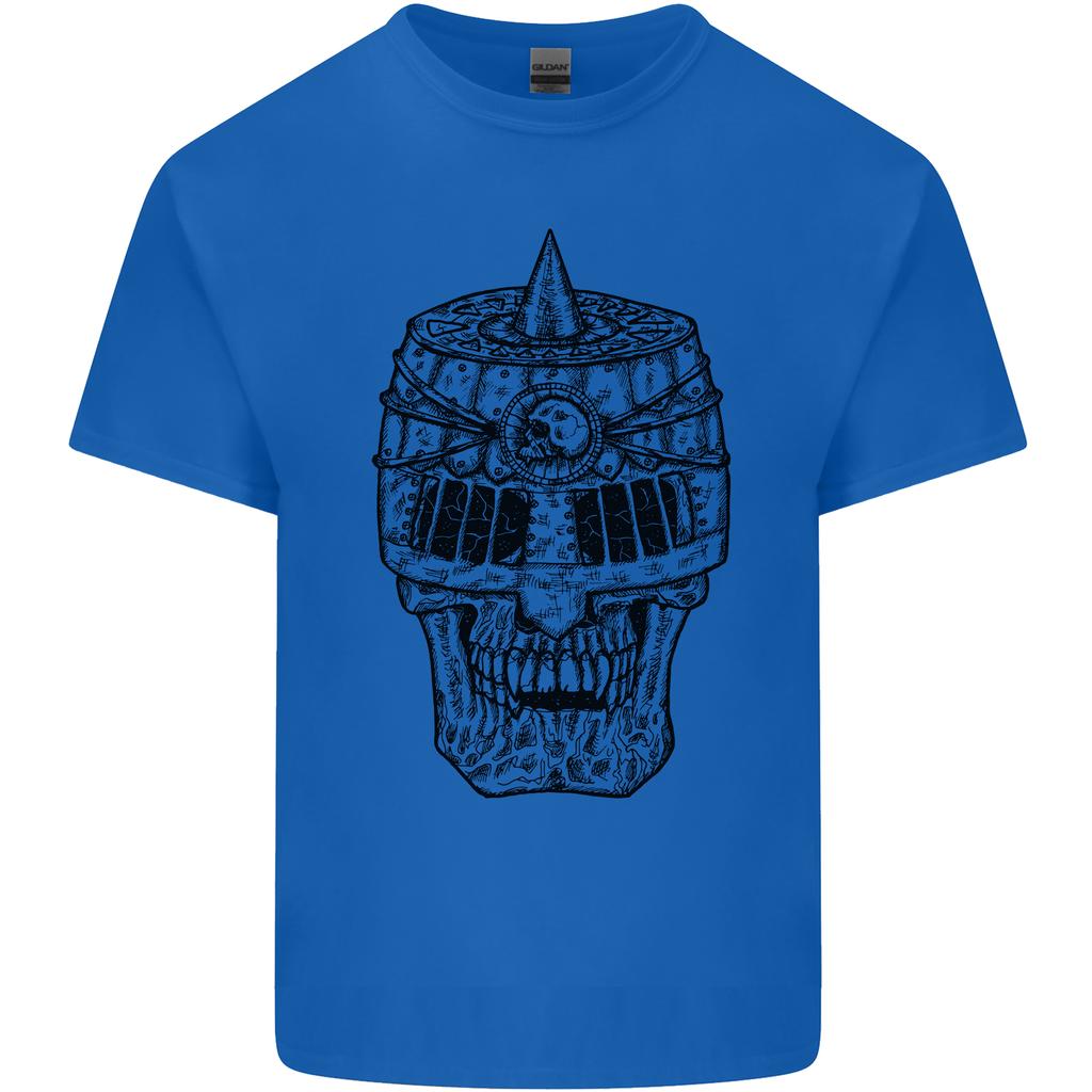 Medieval Skull Helmet Unisexs Light Cotton TShirt