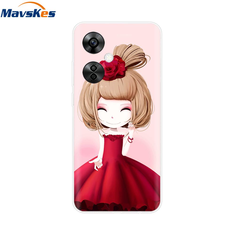 For OnePlus Nord CE 3 Lite Case Cartoon Soft Silicone TPU Clear Coque for OnePlus Nord CE3 Lite 5G Nord CE 3 Phone Covers Bumper