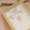 Bow Pendant Necklace Women's Sparkly Necklace Rhinestone Knot High-quality