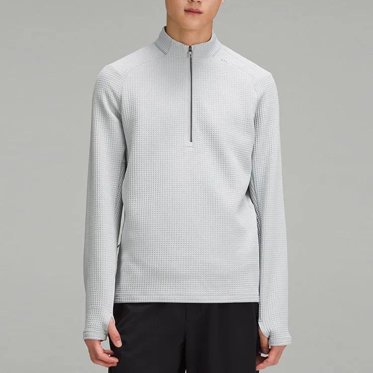 Lululemon Sweatshirts Men's Stand Collar Moderate Other (Unisex) Sweatshirts LM3EX7S | Black