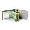 Multi-position Men's PU Leather Wallets Korean Style Money Clip Wallet Portable   Shopping