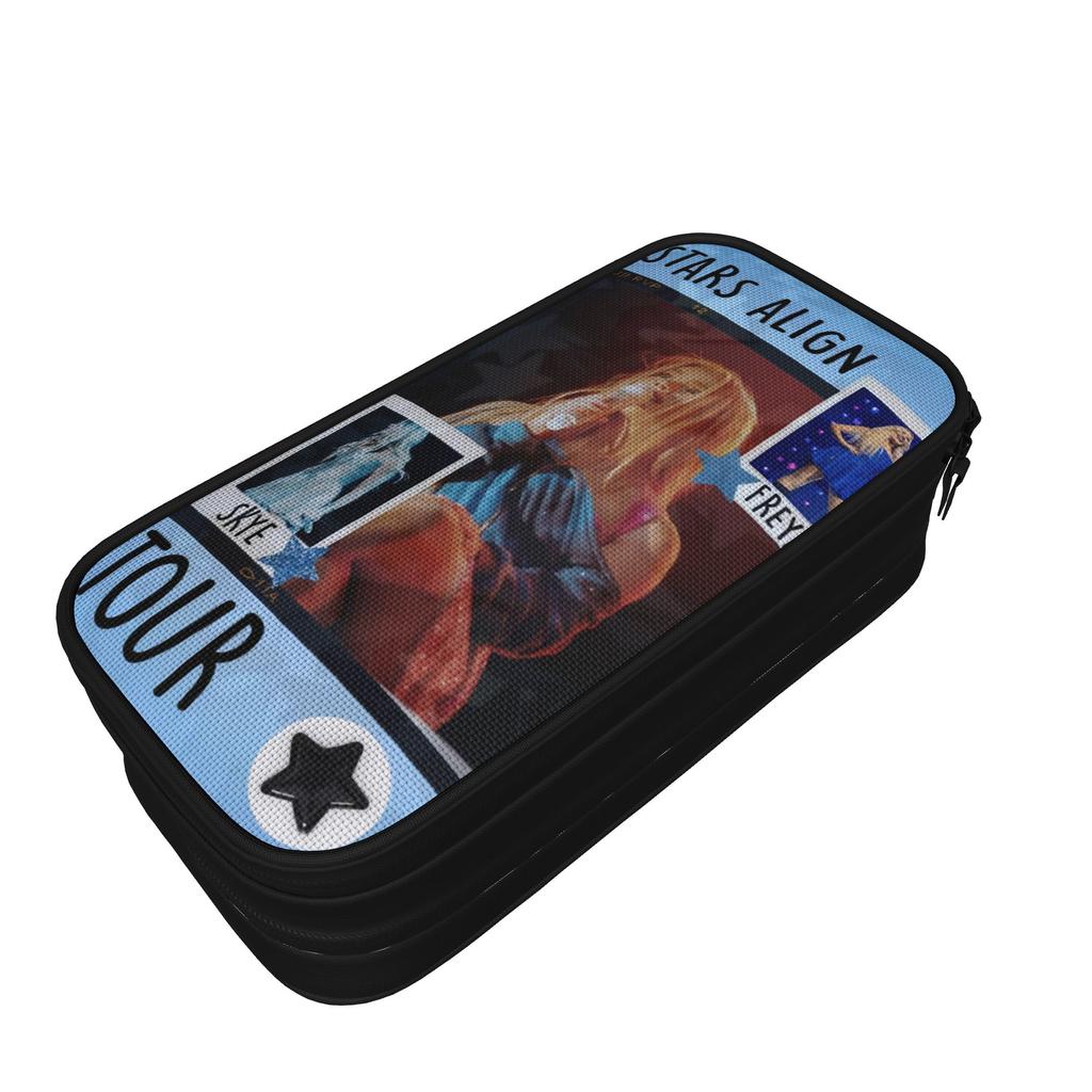 Freya Skye Stars Align Tour 2026 Merch Pencil Case Large Capacity Kids School Supplies Pen Case Amazing Gift