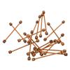 20pcs Mini Wood Tapestry Hanging Rods DIY Handcraft Polished Mini Tapestry Pole Wooden Sticks for