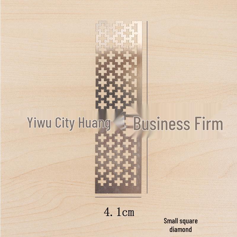 Stainless Steel Anti-Stick Diamond Painting Grid & Dotting Ruler Tool
