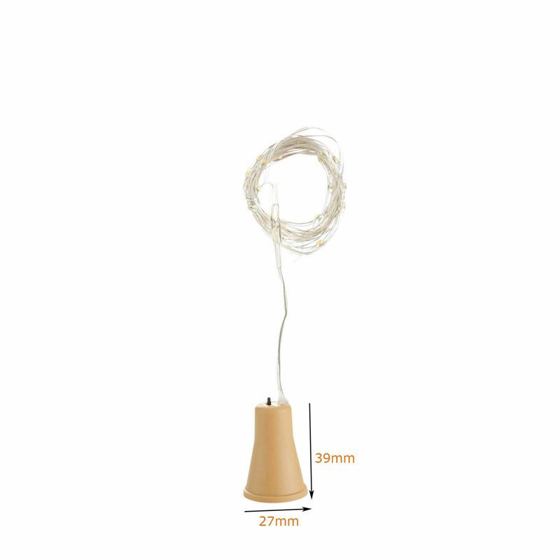 HOMZY Solar 10LED 20LED Wine Bottle Lights Cork Shape Fairy Lights Garland Christmas Light Copper Wire Home Room Decoration Lamp