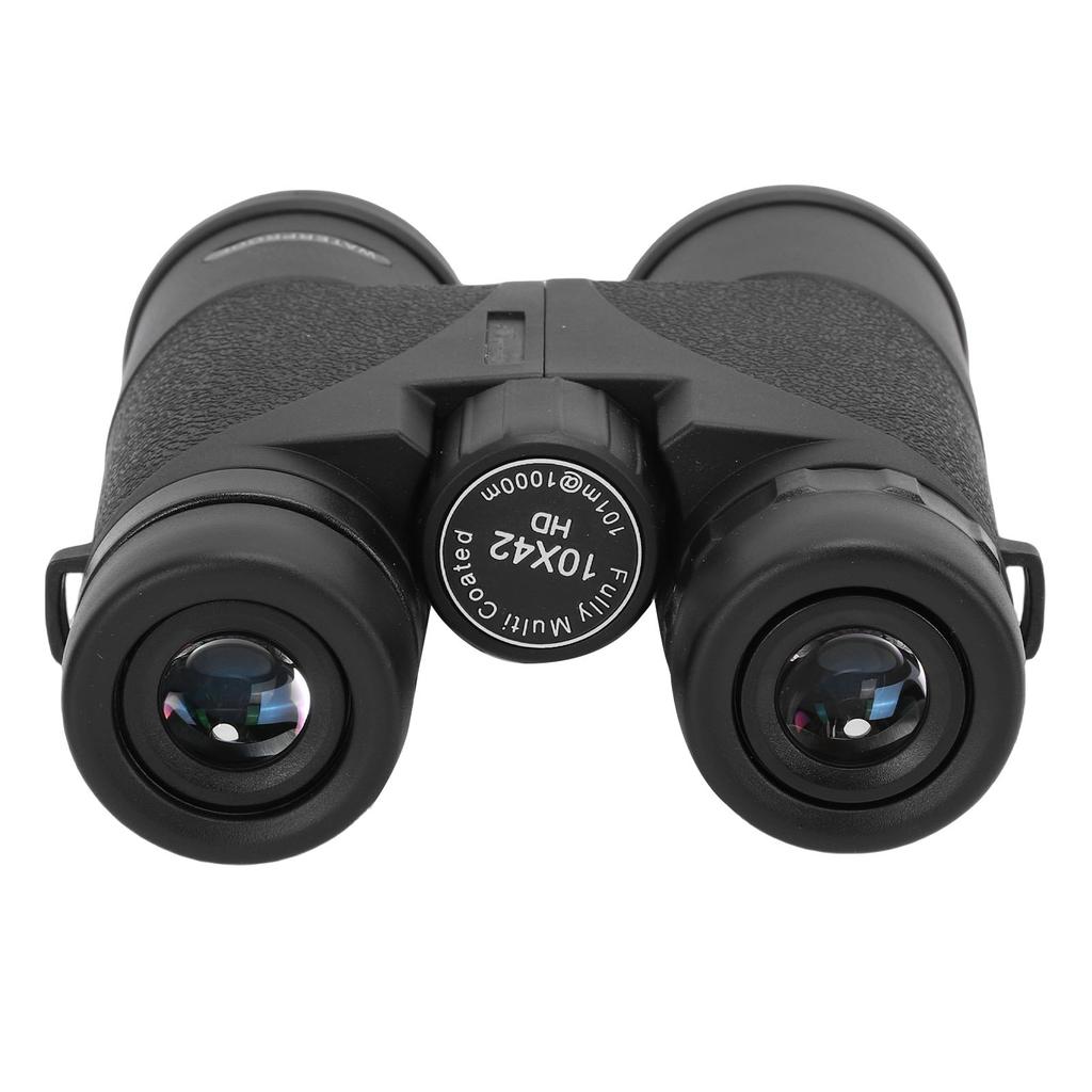10x42 Binoculars Multilayer Coating HD Compact Binoculars for Travel Concert with BK7 Prism Twist Up Eyecups