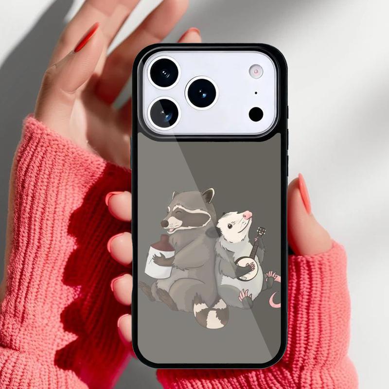 Dishwasher Possum Cute Phone Case for iPhone 17 16 15 14 13 Pro Max Back Cover for 12 11 Pro Coque