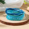Boho Perlenarmband Instagram-inspiriert Nischenstil Farbblock-Stapelarmband-Set