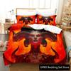 Druk 3D Diablo IV Zestaw pościeli do gry Poszwa na kołdrę Zestaw do łóżka Poszwa na kołdrę Poszewka na poduszkę Kołdra rozmiar king Queen Chłopięca Pościel dla dorosłych
