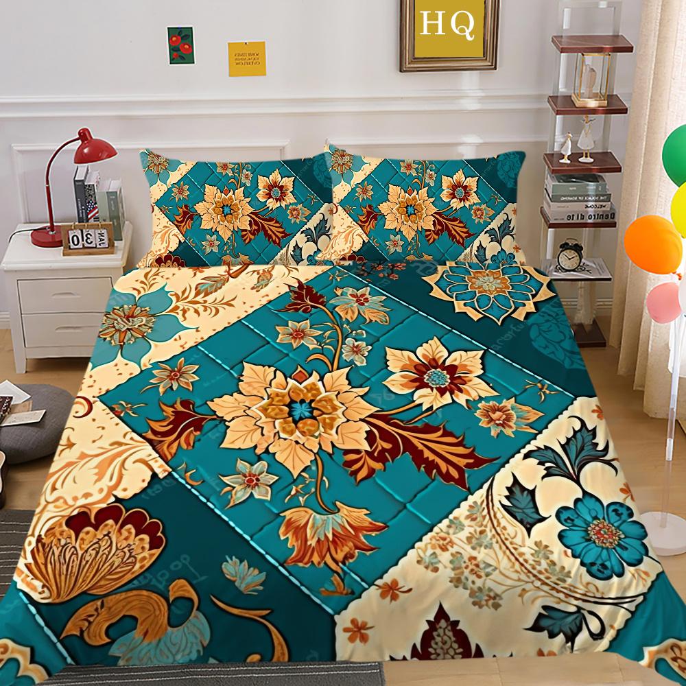 Decorazione Camera da Letto Lusso Stampa Paisley 3D Biancheria da Letto per Bambini Copripiumino Singolo/Matrimoniale