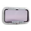 429x171mm Marine Portlight Window Rectangle Internal Opening Ventilation Hatch Porthole Window for Boat Yacht RV