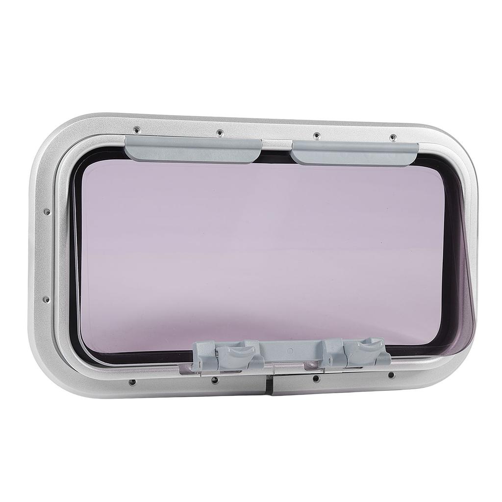 429x171mm Marine Portlight Window Rectangle Internal Opening Ventilation Hatch Porthole Window for Boat Yacht RV
