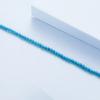 Silver Bracelet with Blue Crystals, Silver 925