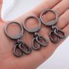 3pcs Coil Spring Metal Swivel Clasp Clips Multifunctional Lobster Claw Clasp Bag Buckle  Backpack