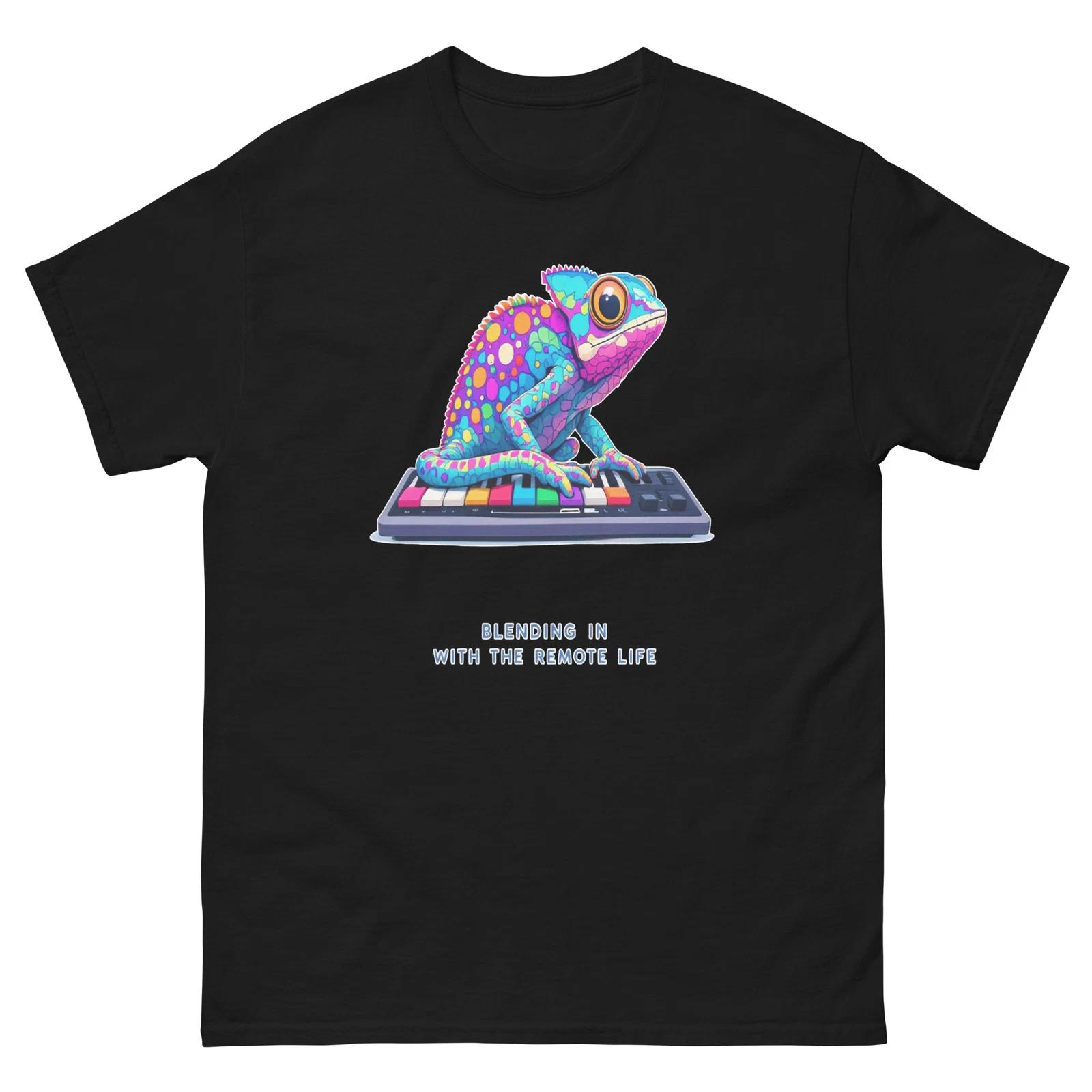 Blending In With The Remote Life Funny Work From Home T-Shirt S