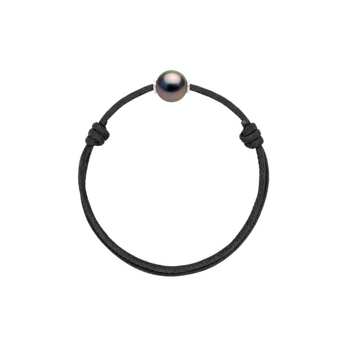 Bracelet - PEARLS & COLORS - Pearls & Colors - Perle de culture de Tahiti 10-11 mm - Argent 925 - Qualité A+