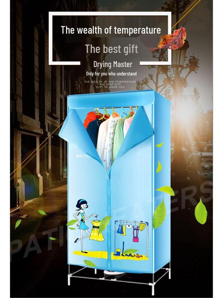 New Style Large-Capacity Folding Clothes Drying Wardrobe - Quick Drying for Household, Mother and Baby
