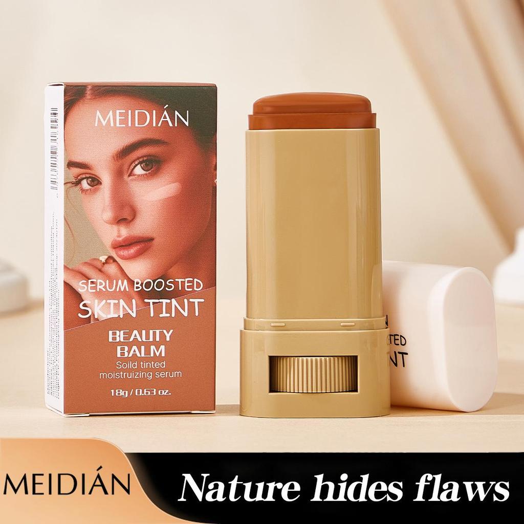 Color-Changing Hydrating Foundation Stick: 6 Shades for Radiant, Natural Coverage and Moisturizing Concealment.