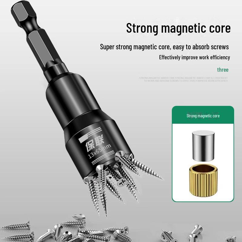 8mm Hex Magnetic Sleeve Screwdriver Head for Disassembly and Installation