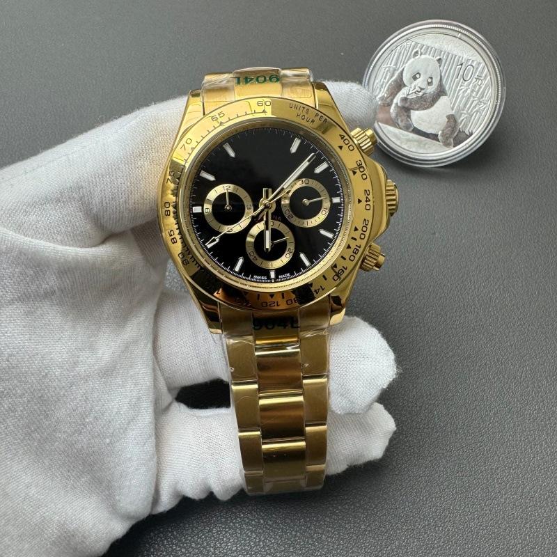 Panda Eye Daytona Men's Mechanical Watch Yacht Luminous Three Eyes Six Needles