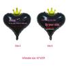 Qixi Valentine's Day 18" Heart Shaped Foil Balloon for Proposals and Decorations