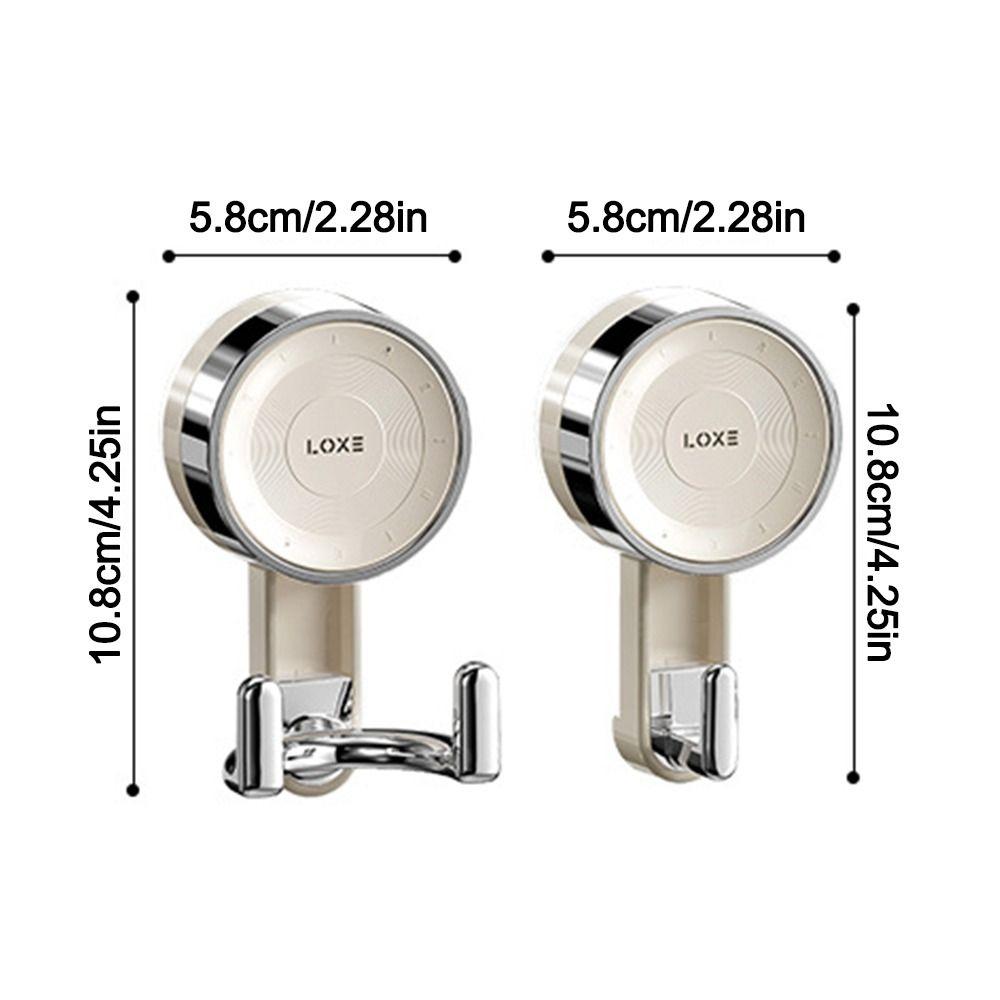 Fashion Reusable Suction Cup Hooks Multifunctional Removable Bathroom Hooks Storage Hook for Kitchen Bathroom