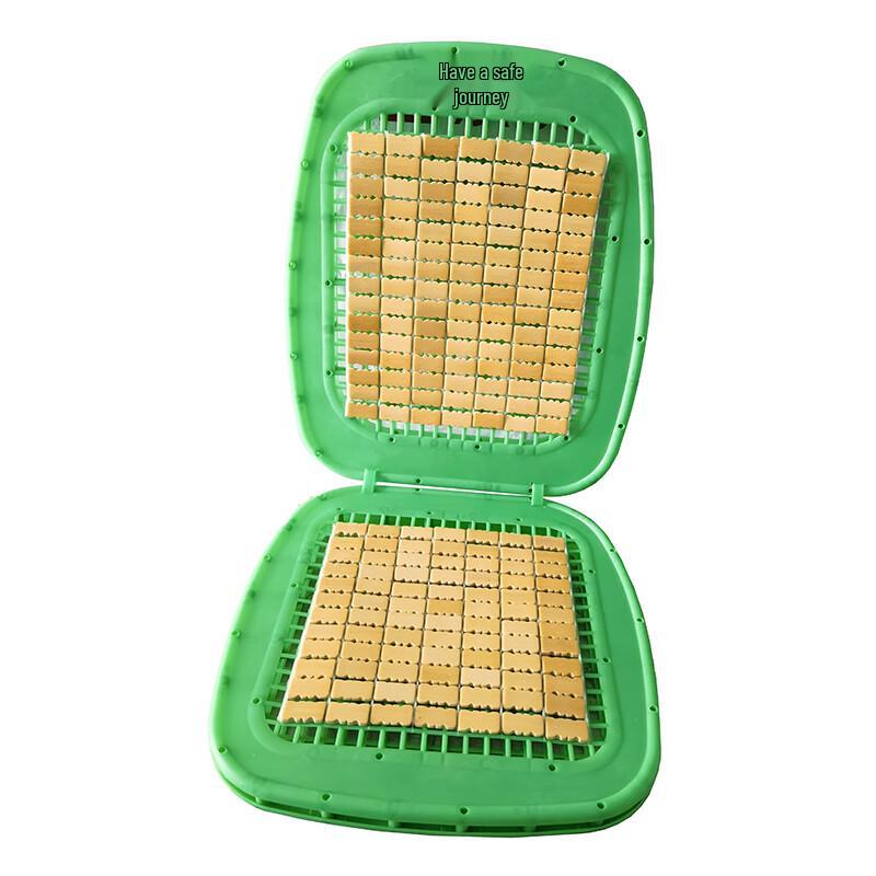 Huadema Universal Double-Layer Bamboo Surface Car Seat Cushion 510*400*50 зелёный