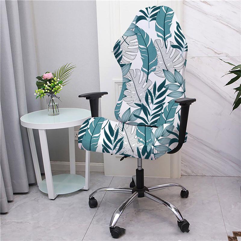 Чехол для игрового кресла, пылезащитный, эластичный, универсальный, для компьютерных игр, для соревновательного сиденья, чехол, спинка, вращающееся кресло, чехлы