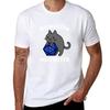 Dungeon Meowster Dnd Dungeon Master Cat With D20 Tshirt Fashion Letter Print Tshirt