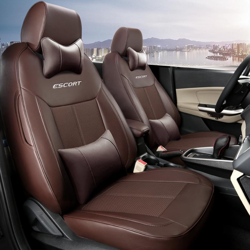 YN Custom Fit Sports Leather Seat Cover for Ford Focus - All-Season Cushion